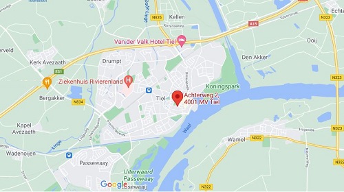 Plattegrond Tiel