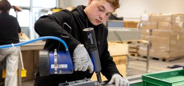 afbeelding man met werknemer
