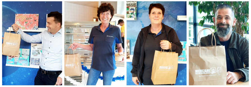 Medewerkers met Itho Daalderop lunchbox