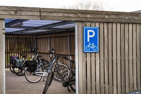 afbeelding fietsenhok