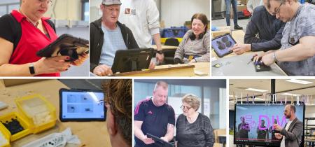 afbeelding mensen in productiehal