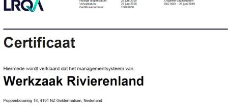 afbeelding van document ISO certificaat